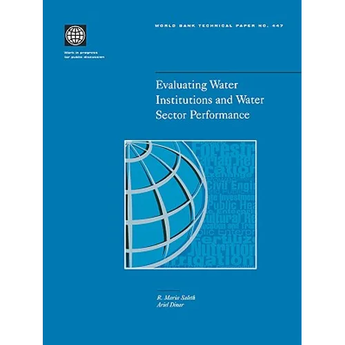 Evaluating Water Institutions and Water Sector Performance - Paperback