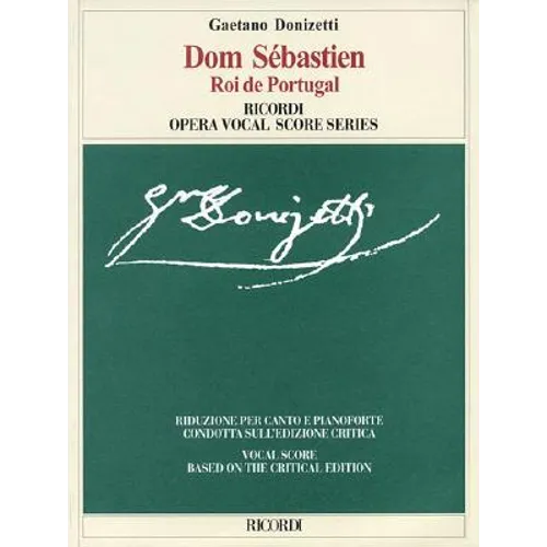 Dom Sebastien: Vocal Score - Paperback