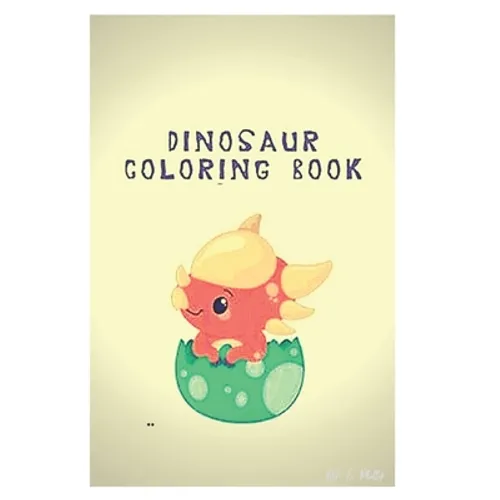 dinosaur coloring book: coloring book for kids 3-8 year old - Paperback