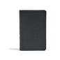 CSB Personal Size Bible, Black Genuine Leather - Leather