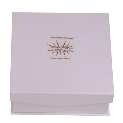 Elegant Snowflake Ornament with Swarovski Elements