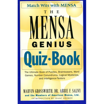 The Mensa Genius Quiz Book - Paperback