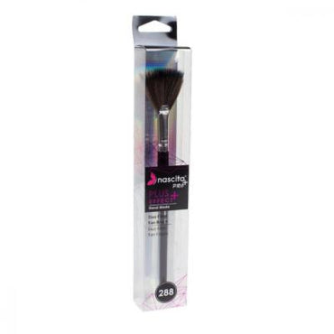 Nascita Pro Plus Duo Fiber Fan Makeup Brush for Powder, Bronzer & Highlighter Application