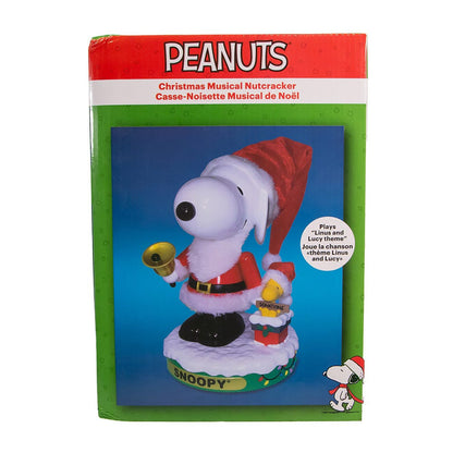 10“ Peanuts Battery Operated Snoopy Musical Nutcracker