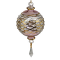 Crystal Drop Elegance Ornament - 6.5 inches