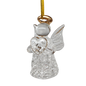 Spun Glass Angel Ornaments with Heart