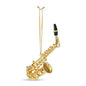 4.5 inch Gold Saxophone Ornament