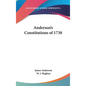 Anderson's Constitutions of 1738 - Hardcover