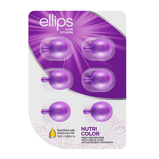 Ellips Hair Vitamin for Colored Hair - Nourishing Argan Oil Treatment for Vibrant Color Protection