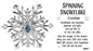 Spinning Snowflake - Pocket Charm