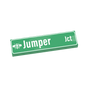 Jumper Jct Street Sign - Custom Printed 1x4 Tile - Made with LEGO® Parts