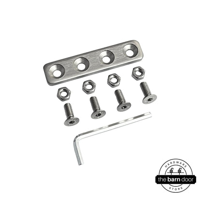 Junction Plate for Barn Door Hardware