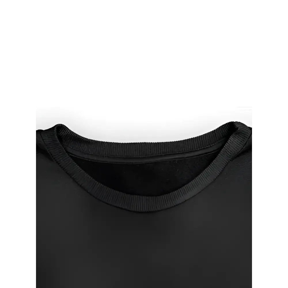 Just A Girl Print Round Neck Oversized Sweatshirt