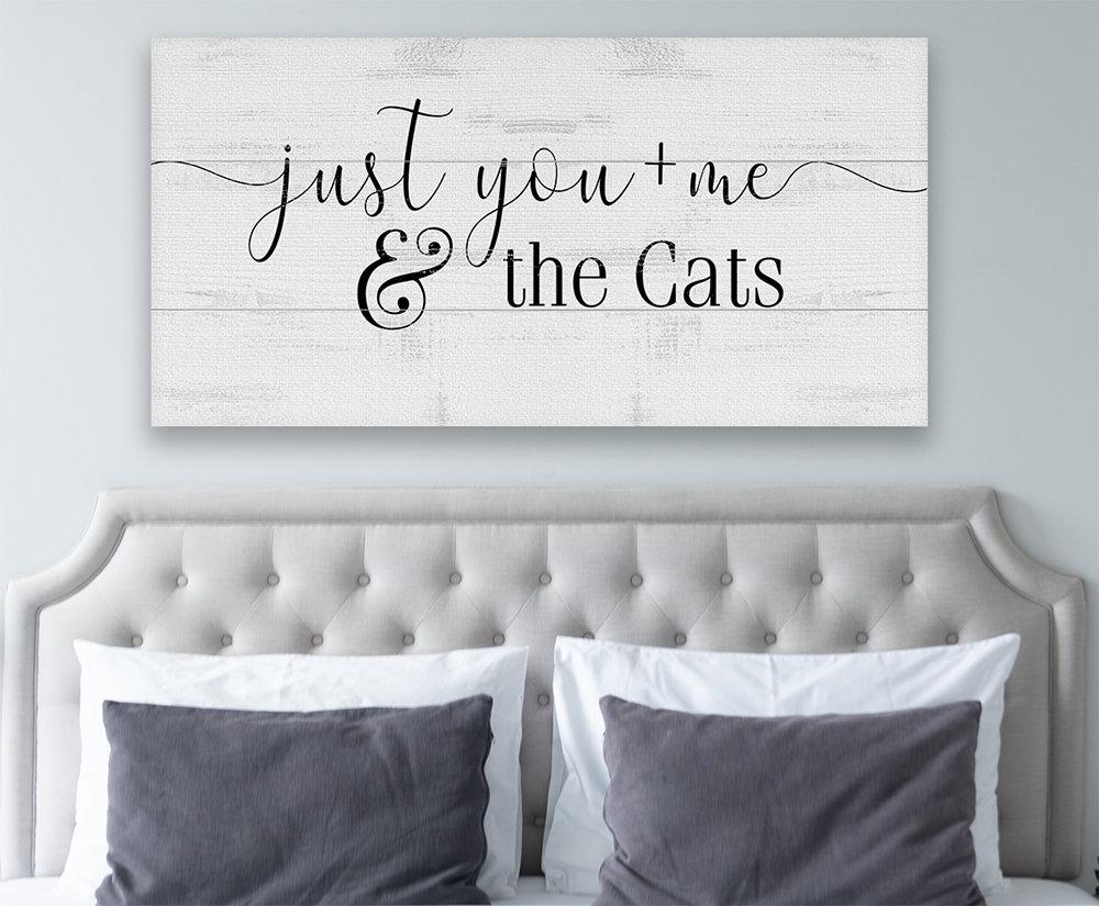 Just You and Me and The Cats - Canvas