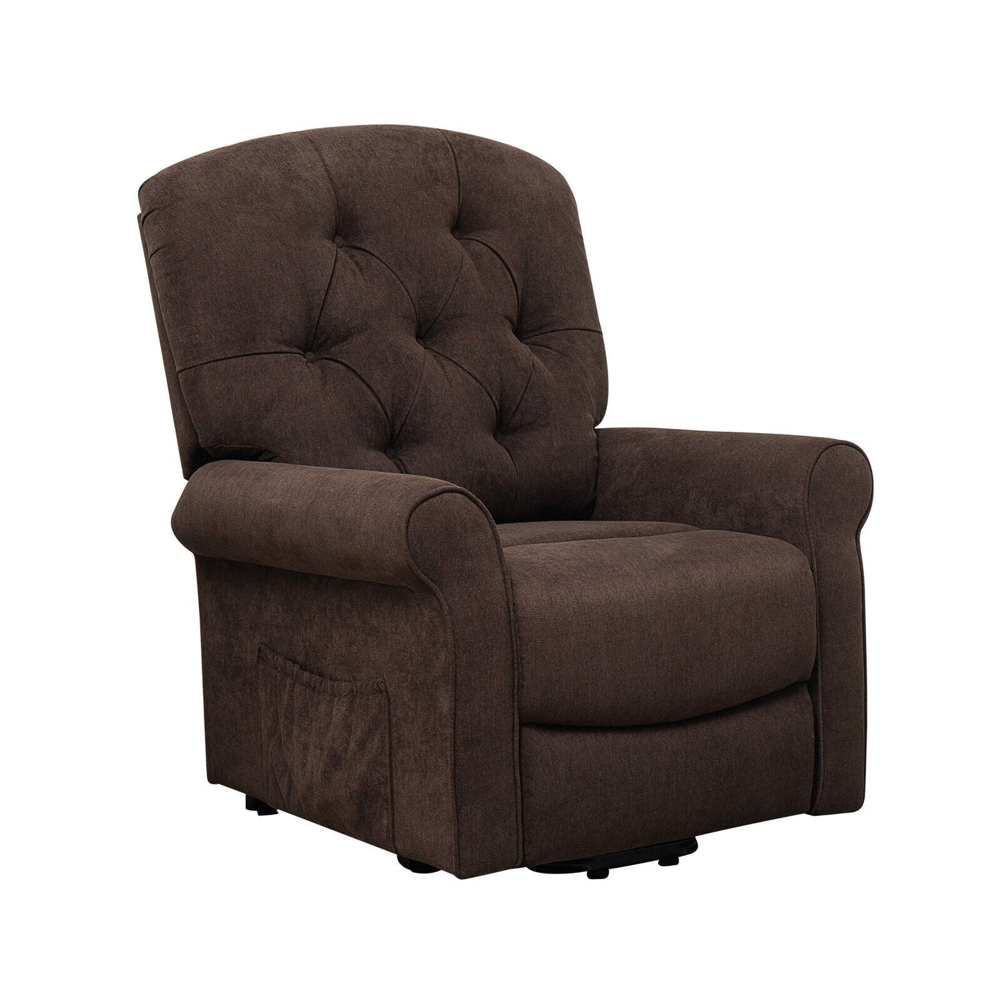 Recliner Chair Sofa for Elderly with Side Pocket and Remote Control