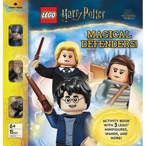 Lego Harry Potter: Magical Defenders: Activity Book with 3 Minifigures and Accessories - Hardcover