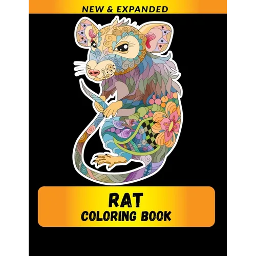 Rat Coloring Book (New & Expanded): Wonderful rat Coloring Book For rat Lover, Adults, Teens - Paperback