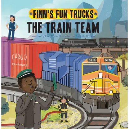 The Train Team: A Lift-The-Page Truck Book - Board Book
