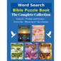 Word Search Bible Puzzle: The Complete Collection Genesis + Psalms and Hymns + Proverbs + Illustrated + Revelation - Paperback