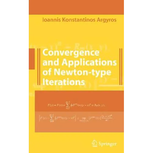 Convergence and Applications of Newton-Type Iterations - Hardcover