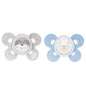Chicco Orthodontic Pacifier - Physio Comfort Silicone Pacifier for Infants 0-6 Months, 2-Pack