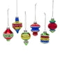 3.5" Glass Early Years Ornaments -  6 Piece Box