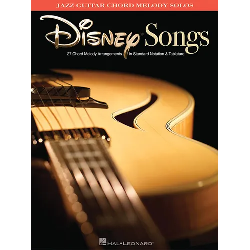 Disney Songs: Jazz Guitar Chord Melody Solos - Paperback
