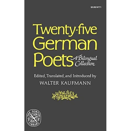 Twenty-Five German Poets: A Bilingual Collection - Paperback