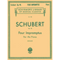 4 Impromptus, Op. 90: Schirmer Library of Classics Volume 1125 Piano Solo - Paperback