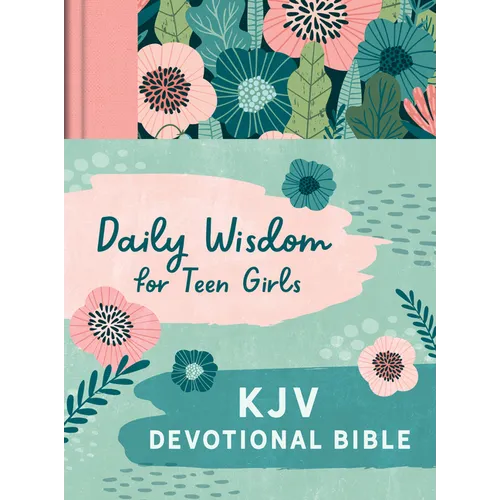 Daily Wisdom for Teen Girls KJV Devotional Bible [Blush Rainforest] - Hardcover