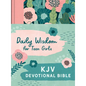 Daily Wisdom for Teen Girls KJV Devotional Bible [Blush Rainforest] - Hardcover