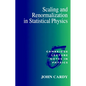 Scaling and Renormalization in Statistical Physics - Paperback