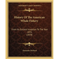 History Of The American Whale Fishery: From Its Earliest Inception To The Year 1876 (1878) - Paperback