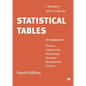 Statistical Tables: For students of Science Engineering Psychology Business Management Finance - Paperback