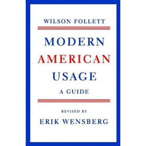 Modern American Usage - Paperback