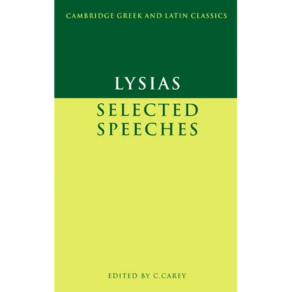 Lysias: Selected Speeches - Paperback