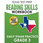 TEXAS TEST PREP Reading Skills Workbook Daily STAAR Practice Grade 3: Preparation for the STAAR Reading Tests - Paperback