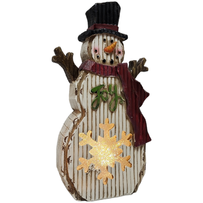 Lightup Snowman Figurine -