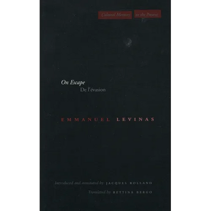 On Escape: de l'Évasion - Paperback