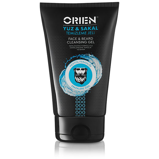 Orien Facial & Beard Cleansing Gel: Deep Cleansing, Hydrating, and Oil Control for Men - 150ml