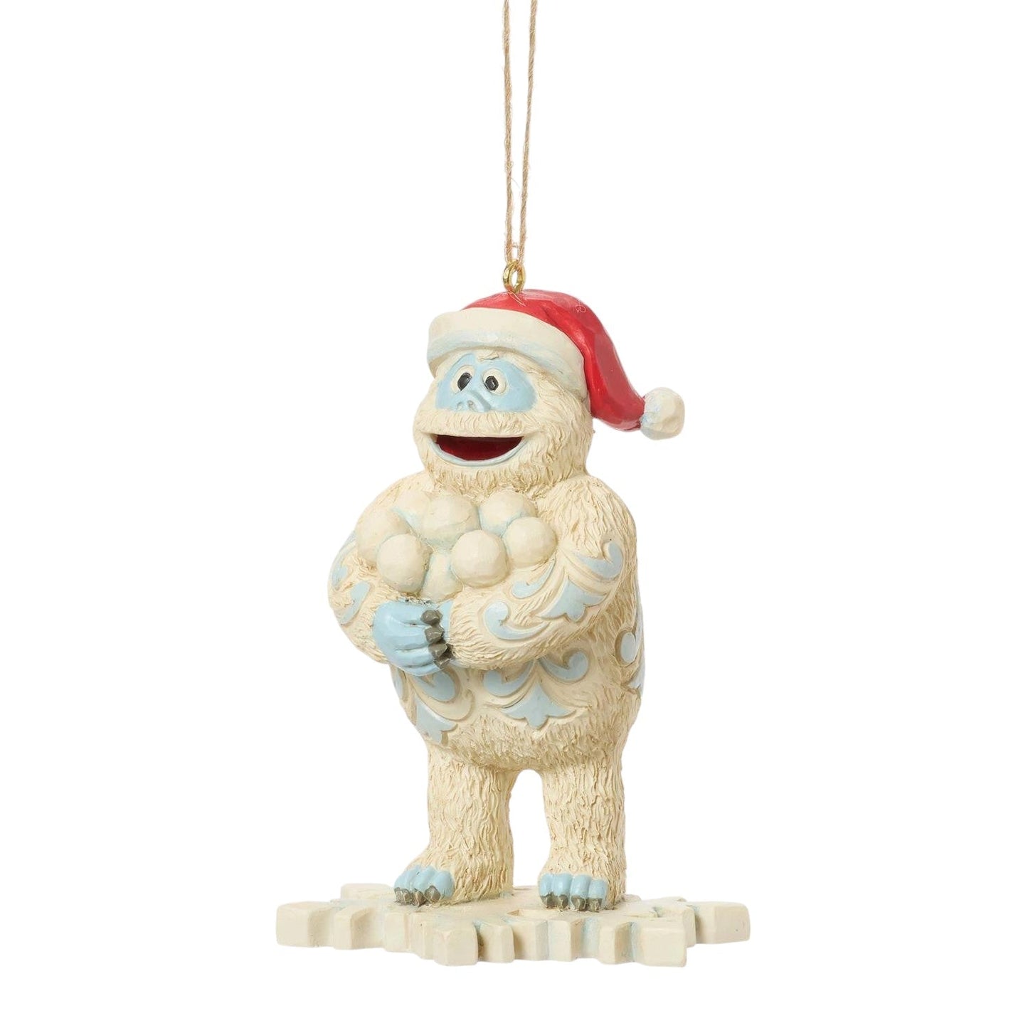 Bumble on Snowflake Ornament