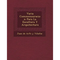 Varia Commensuracion Para La Escultura y Arquitectura - Paperback