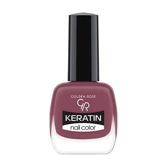 Golden Rose Keratin Nail Polish - Long-lasting Color with Keratin Enrichment