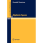 Algebraic Spaces - Paperback