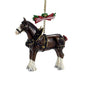 Budweiser Clydesdale Horse Ornament - 4"