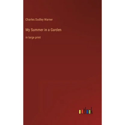 My Summer in a Garden: in large print - Hardcover