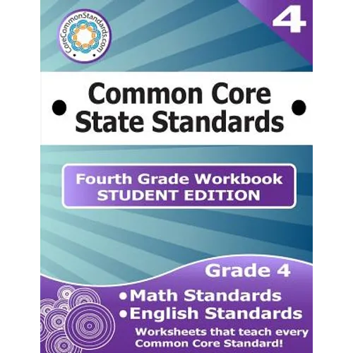 Fourth Grade Common Core Workbook - Student Edition - Paperback
