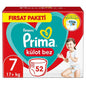 Prima Pampers Disposable Diapers Pants Size 7, 52 Count - Leak Proof, Easy Change, Comfort Fit