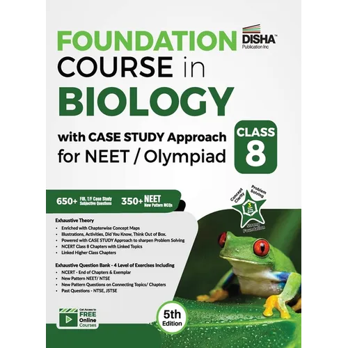 Foundation Course in Biology with Case Study Approach for NEET/ Olympiad Class 8 - 5th Edition - Paperback