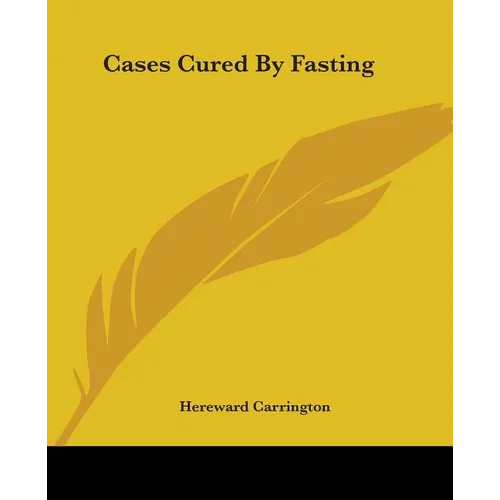 Cases Cured By Fasting - Paperback